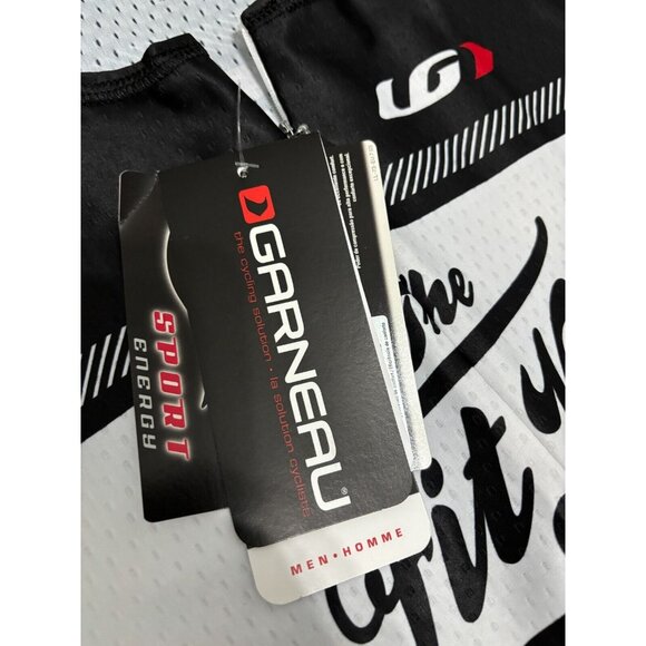 LOUIS GARNEAU Mens Cycling Bib Padded Shorts Jersey Size 3XL Delfino Skin NEW - Picture 3 of 9